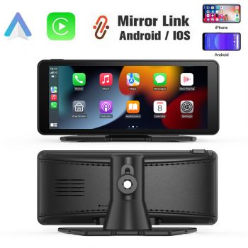 Universal P686A-D 6.86 inch 2.5D HD touch screen wireless Carplay and Android Auto Dashboard Protable Navigation