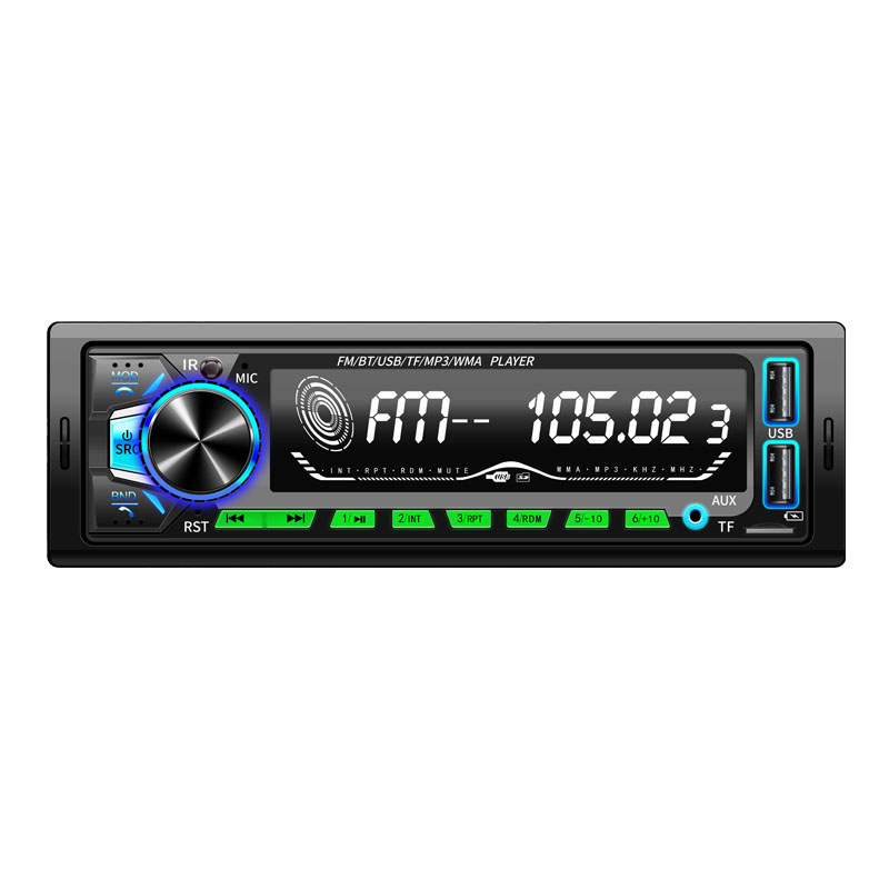 High quality big LCD screen USB/Mirco TF Card/AUX IN Built in FM radio 1 din car MP3 player 7702