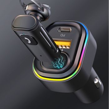 V15 Car Charger with earphone 
